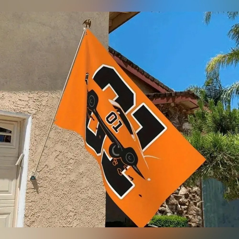 Orange Dukes of Hazard TV Show 3x5 foot FLAG
General Lee #01 Metal Grommets NEW